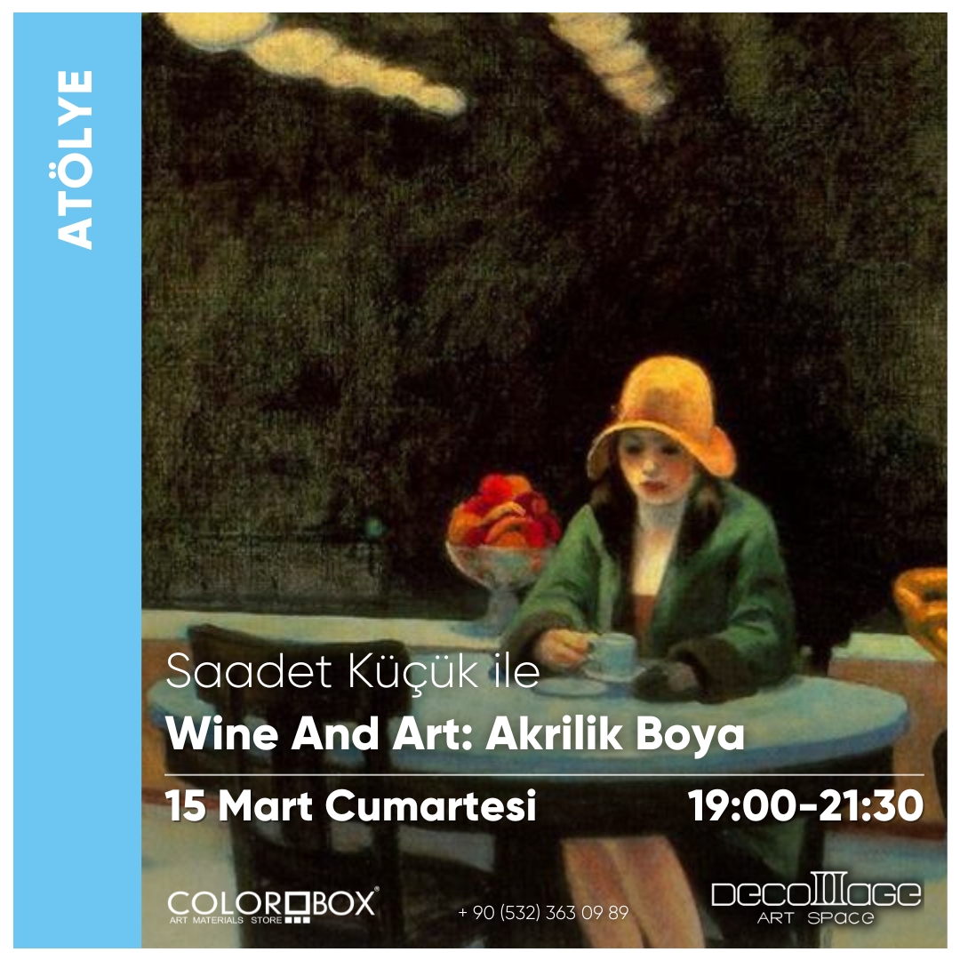 Wine And Art: Akrilik Boya resmi